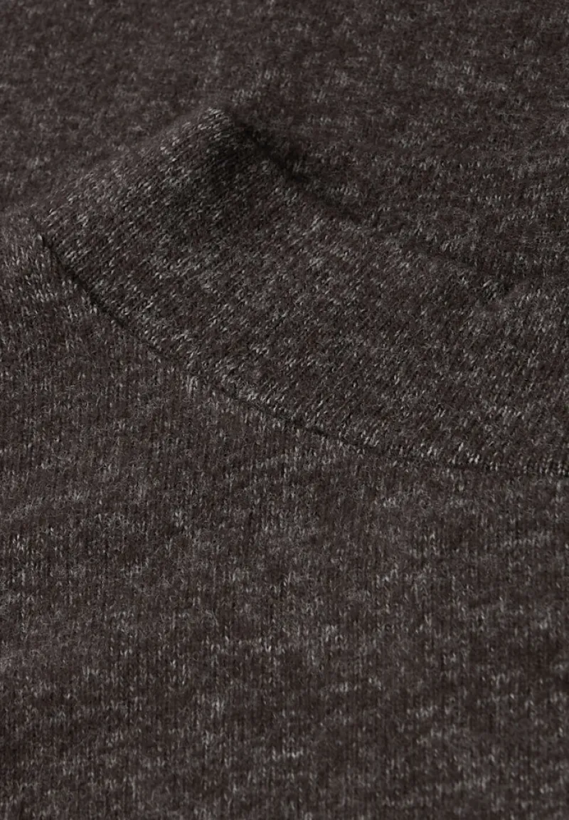 Street One Shirts*Softes Turtleneck Shirt rustic brown mel.