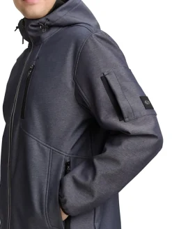 Tom Tailor Jacken|Big Boys*Softshell Jacke mit Kapuze blue softshell melange