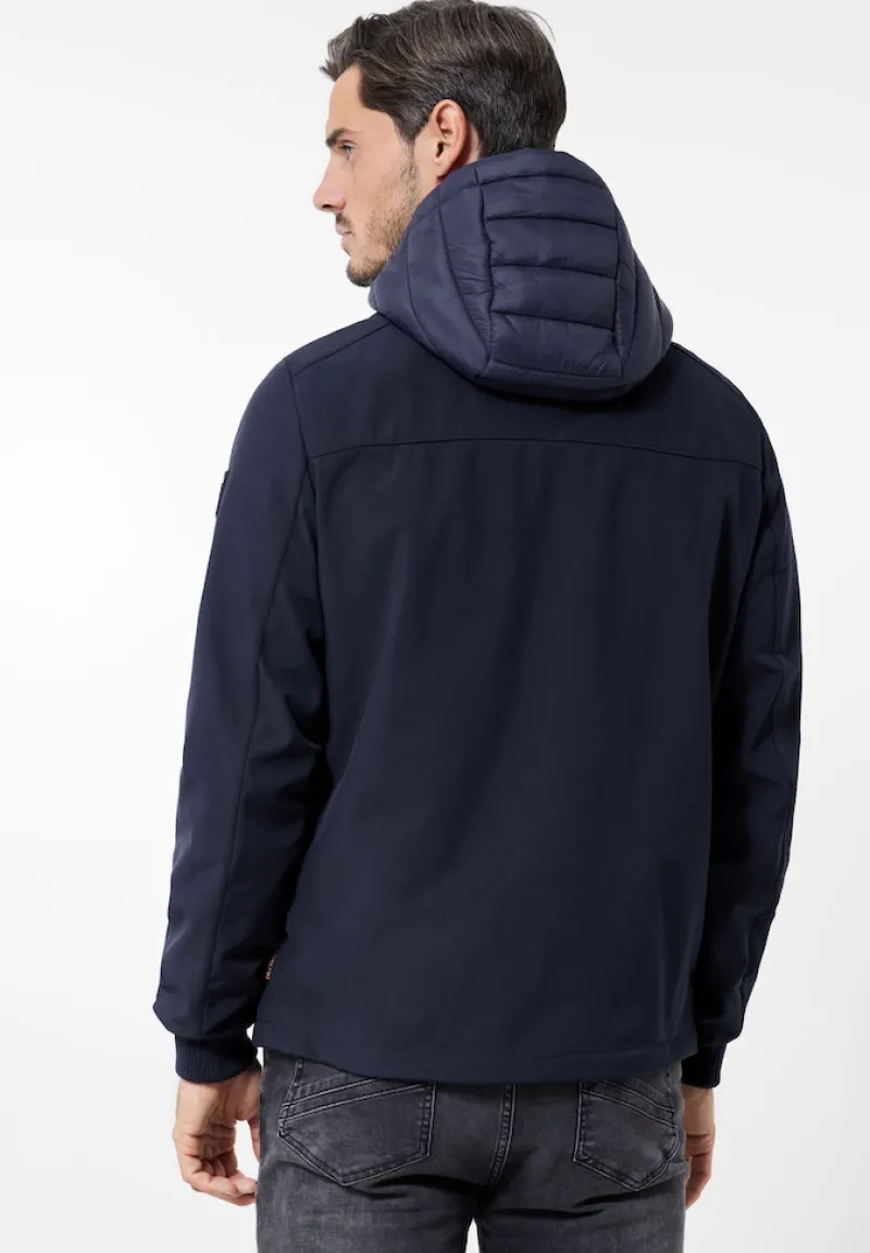 Street One Men Jacken*Softshelljacke mit Kapuze midnight blue
