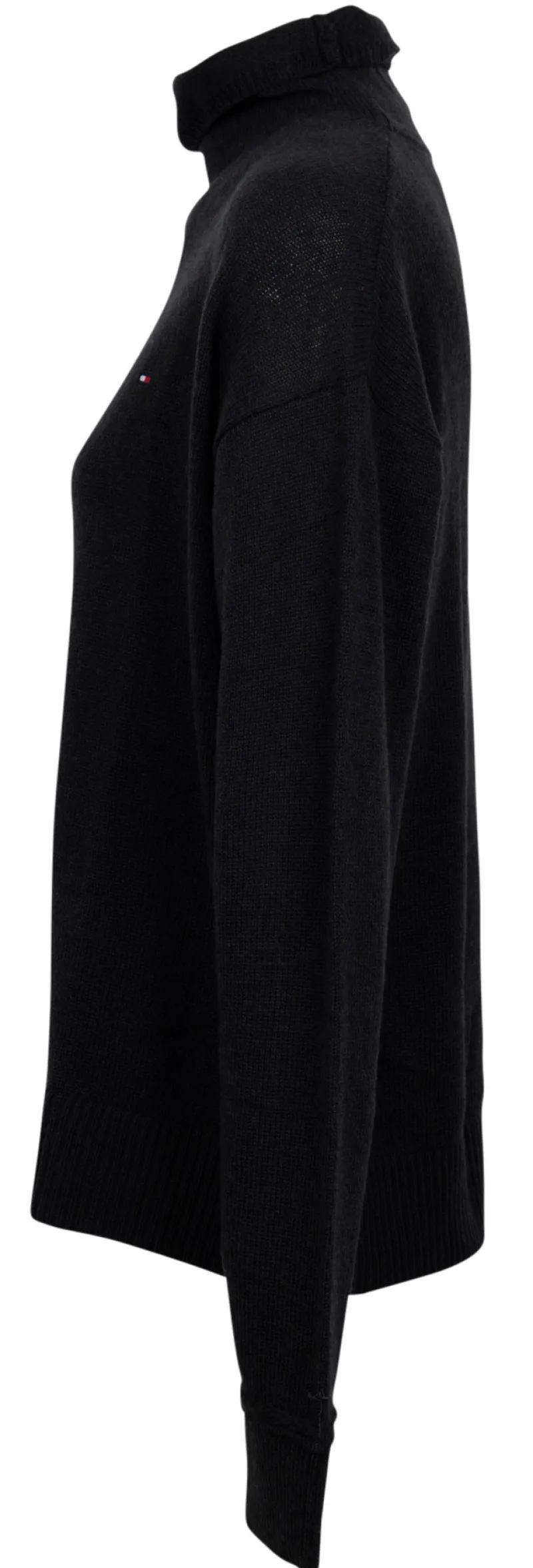 Tommy Hilfiger Pullover & Sweatshirts*SOFTWOOL MOCK-NK SWEATER Schwarz