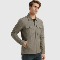 Vanguard Hemden*Solid Aster Mouline Lead Gray