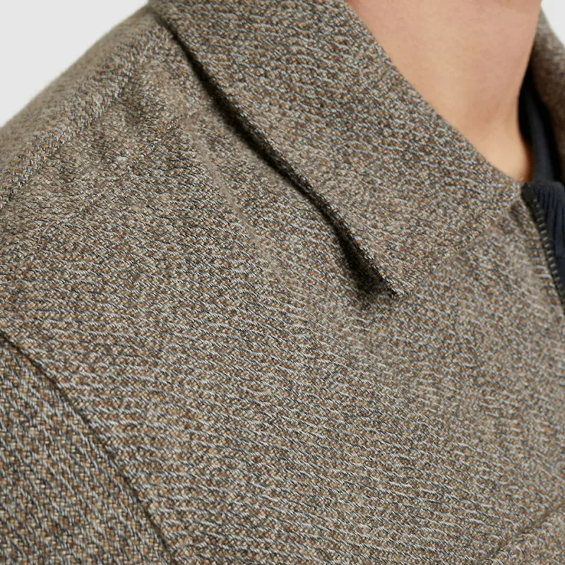 Vanguard Hemden*Solid Aster Mouline Lead Gray