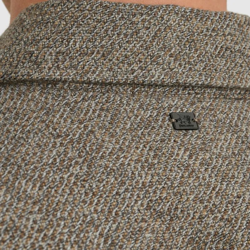 Vanguard Hemden*Solid Aster Mouline Lead Gray