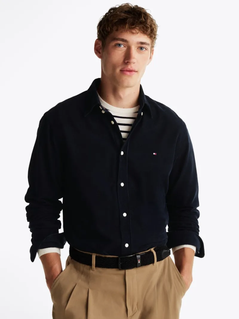 Tommy Hilfiger Hemden|Big Boys*SOLID CORDUROY RF SHIRT desert sky