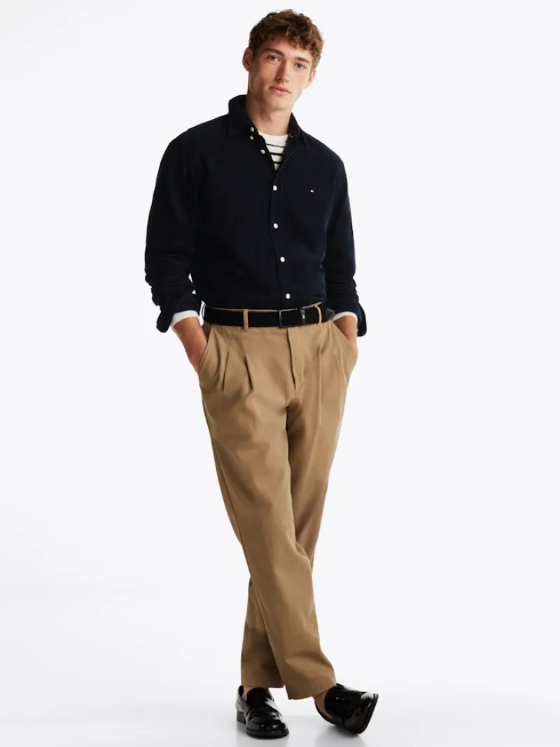 Tommy Hilfiger Hemden|Big Boys*SOLID CORDUROY RF SHIRT desert sky