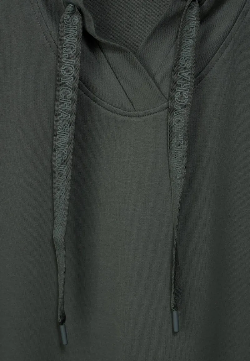 Cecil Kleider*Solides Sweat Kleid easy khaki