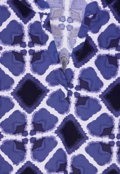 Street One Blusen*Sommer Blusenshirt violet blue
