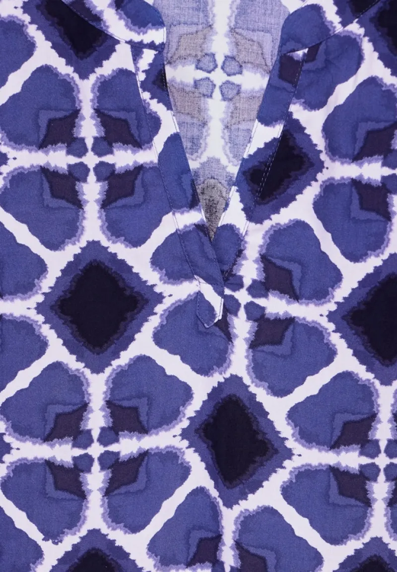 Street One Blusen*Sommer Blusenshirt violet blue