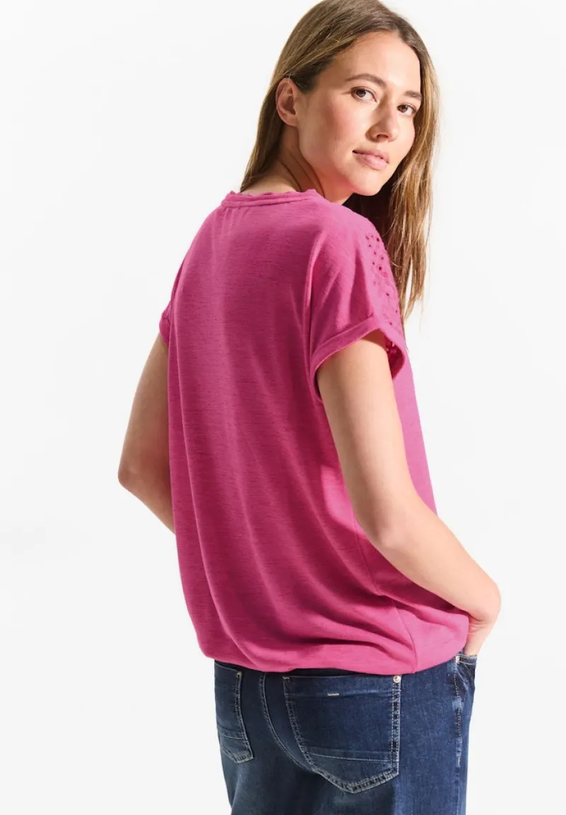 Cecil Shirts*Sommer T-Shirt bloomy pink