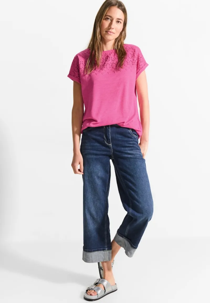 Cecil Shirts*Sommer T-Shirt bloomy pink