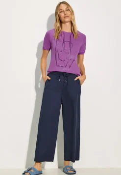 Cecil Shirts*Sportives Shirt mit Wording iced violet