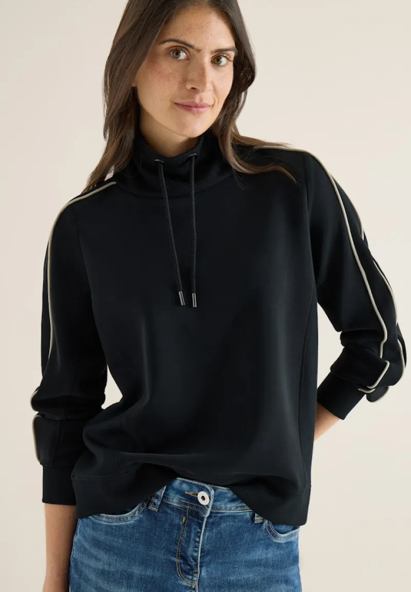 Cecil Pullover & Sweatshirts*Sportives Sweatshirt Black