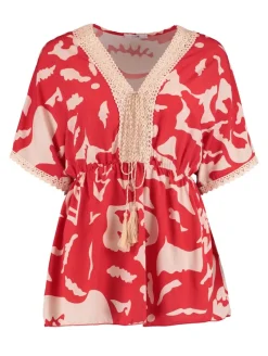 Hailys Blusen*SS V TP Si44ona 7527 red div