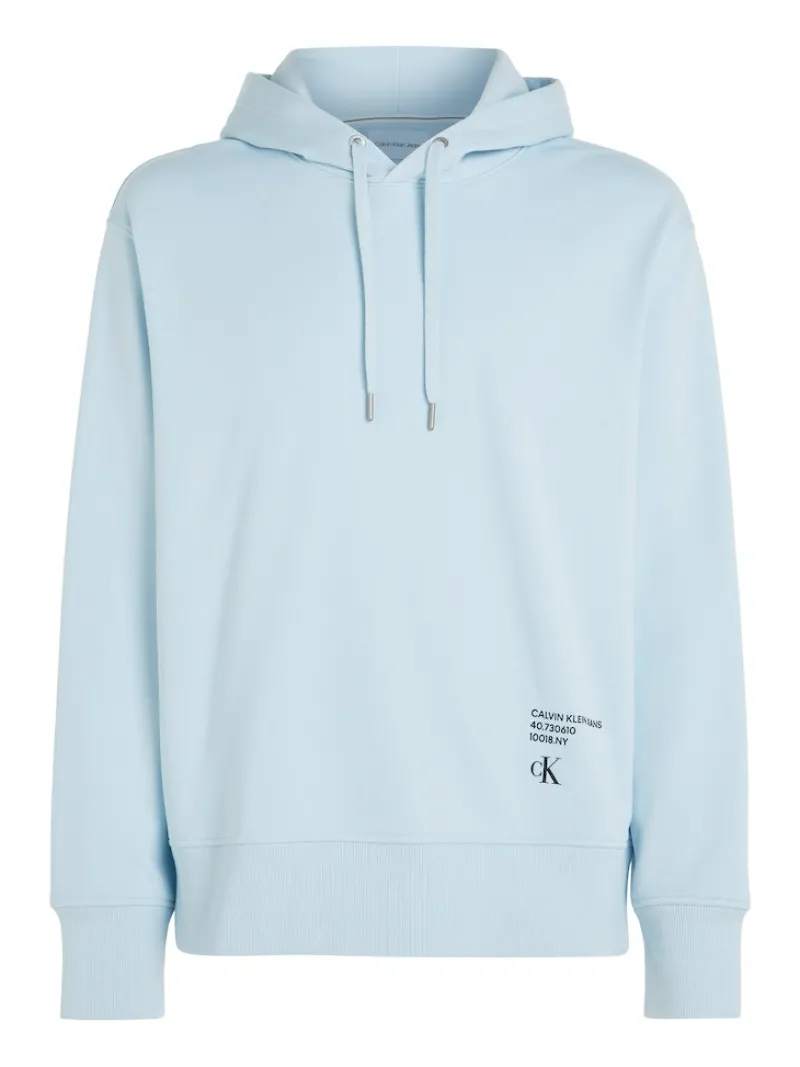 Calvin Klein Jeans Pullover & Sweatshirts*STACKED MODERN METALS HOODIE keepsake blue