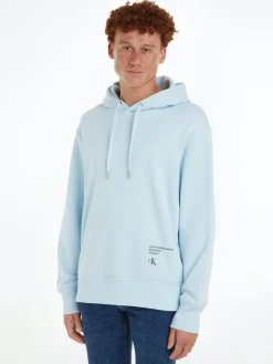 Calvin Klein Jeans Pullover & Sweatshirts*STACKED MODERN METALS HOODIE keepsake blue