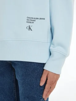 Calvin Klein Jeans Pullover & Sweatshirts*STACKED MODERN METALS HOODIE keepsake blue