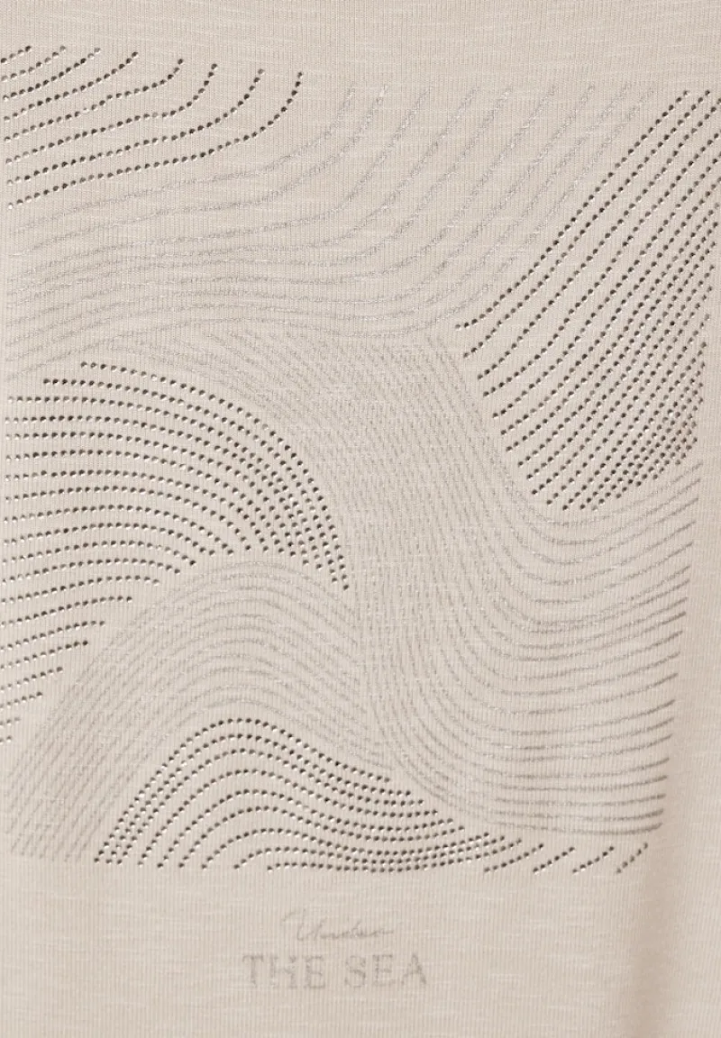 Street One Shirts*Steinchen Print Shirt smooth sand beige