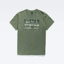 G-star Raw Shirts*Stencil originals r t lt hunter