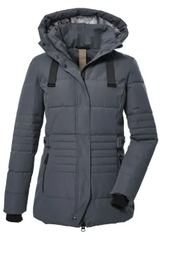 Giga.DX Jacken*Steppjacke mit abzippbarer Kapuze 00843 sturm