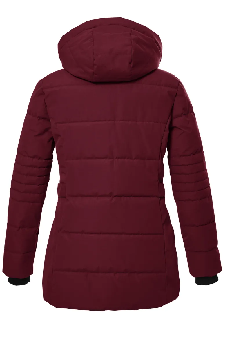 Giga.DX Jacken*Steppjacke mit abzippbarer Kapuze 00405- tiefrot