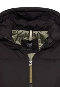 Camel Active Jacken*Steppmantel mit Kapuze Black
