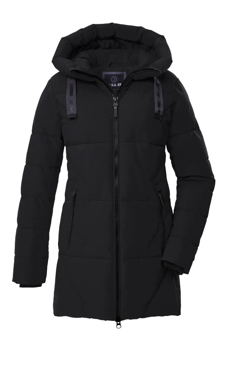 Giga.DX Jacken*Steppparka mit Kapuze 00200 black