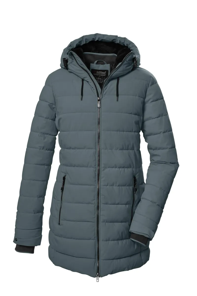 Giga.DX Jacken*Steppparka mit Kapuze 00824 blaugrau