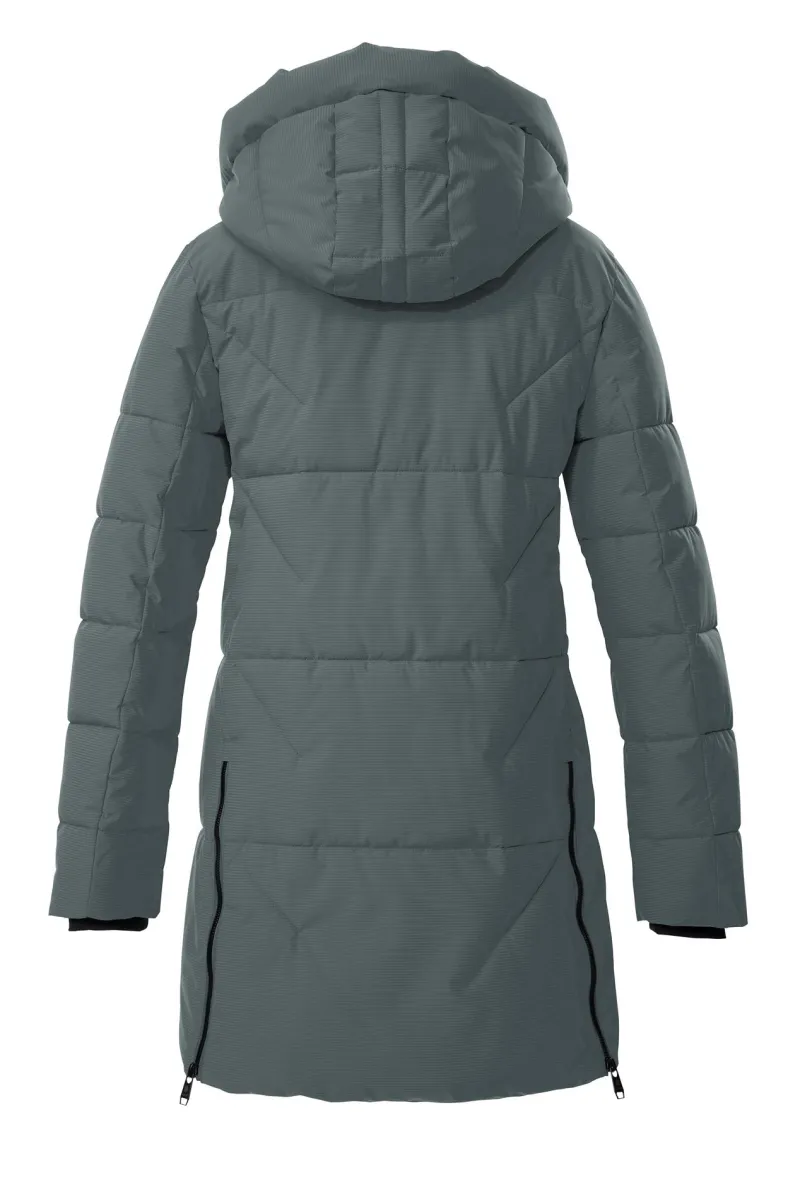 Giga.DX Jacken*Steppparka mit Kapuze 00697 dunkelaqua