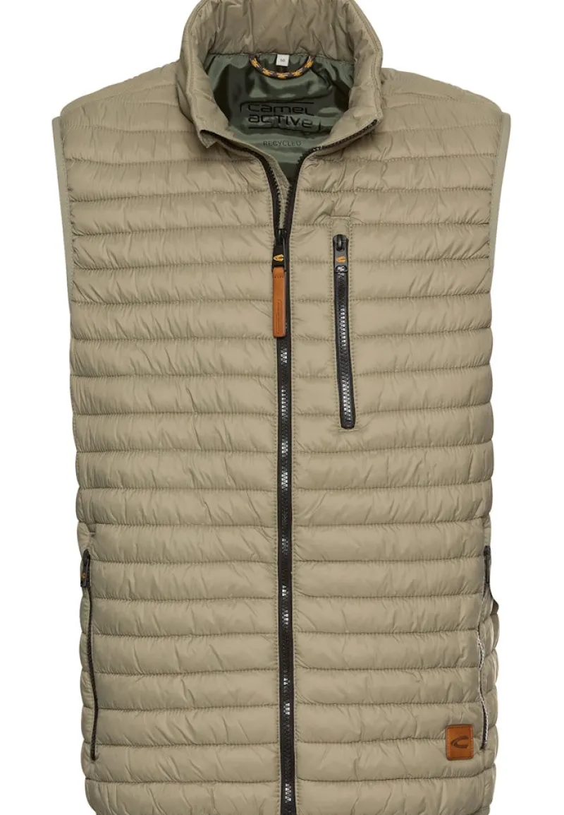 Camel Active Westen*Steppweste aus recyceltem Polyamid khaki