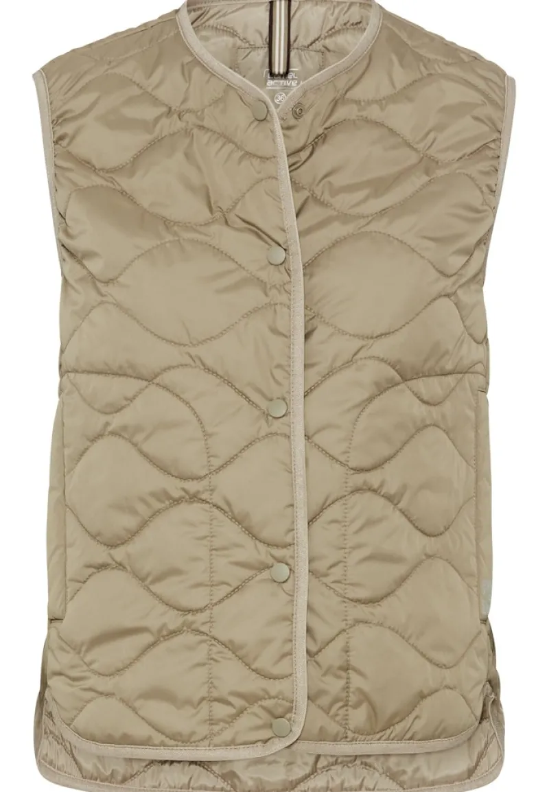 Camel Active Westen*Steppweste aus recyceltem Polyester sage