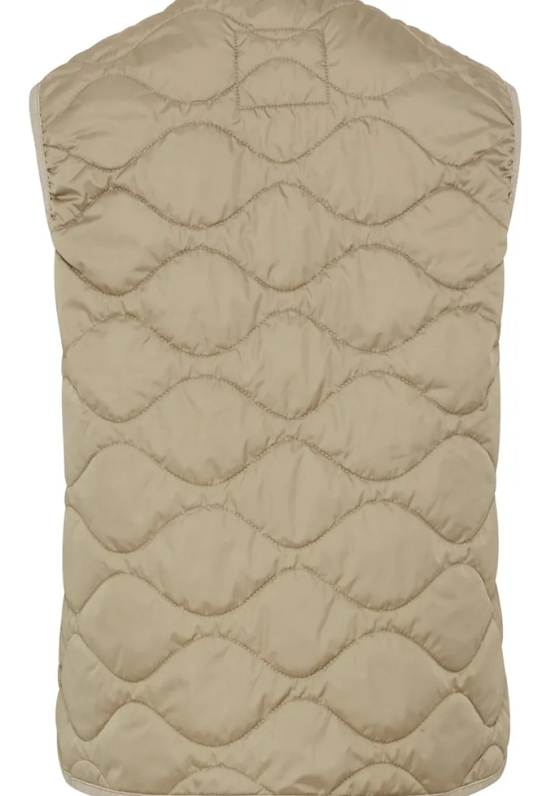 Camel Active Westen*Steppweste aus recyceltem Polyester sage