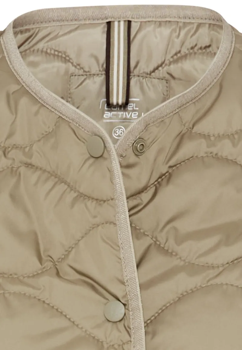 Camel Active Westen*Steppweste aus recyceltem Polyester sage