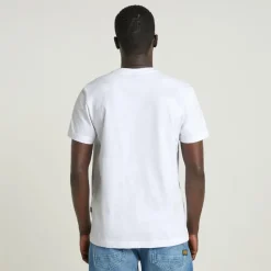 G-star Raw Shirts*Stitch burger r t white