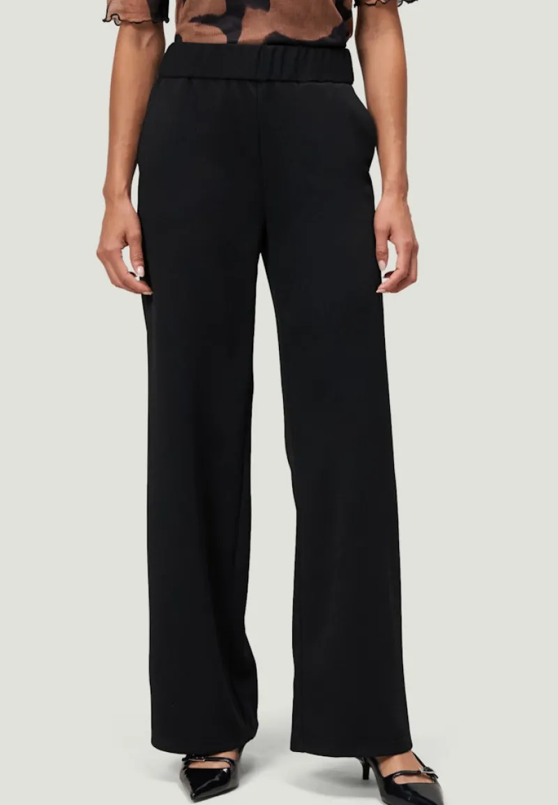 Zero Hosen*Stoffhose mit elastischem Bund 30 Inch black beauty