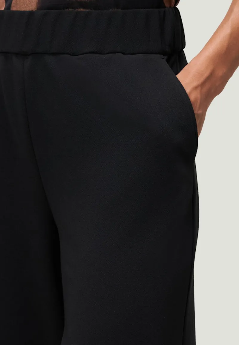 Zero Hosen*Stoffhose mit elastischem Bund 30 Inch black beauty