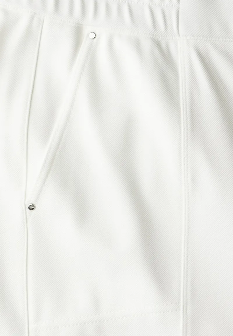 Street One Shorts*Straight Leg 7/8 Twill-Hose off white