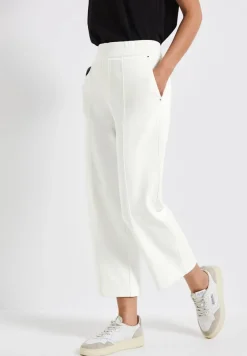 Street One Shorts*Straight Leg 7/8 Twill-Hose off white