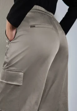 Street One Hosen*Straight Leg Cargo Hose ashen maple beige