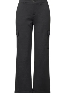 Street One Hosen*Straight Leg Cargo Hose Black