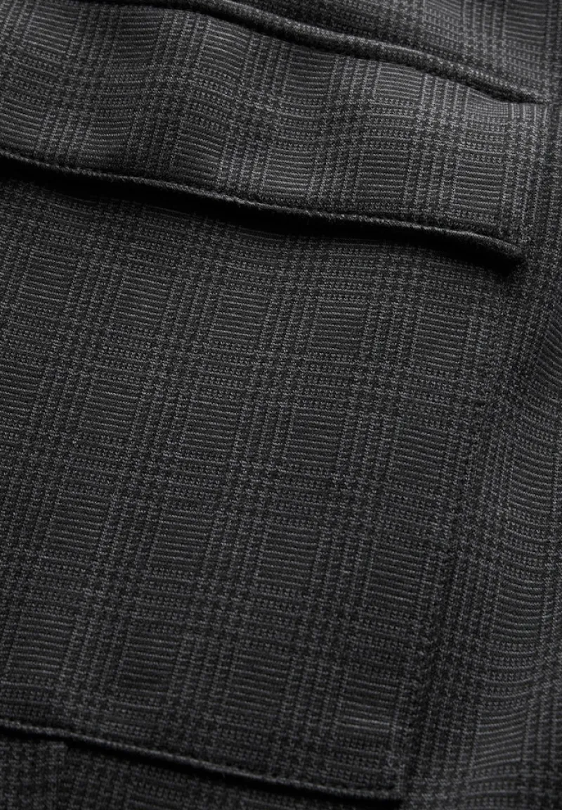 Street One Hosen*Straight Leg Cargo Hose Black