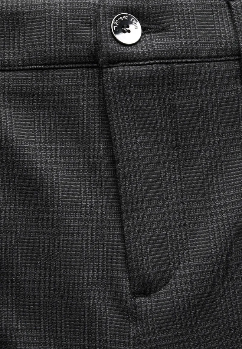 Street One Hosen*Straight Leg Cargo Hose Black