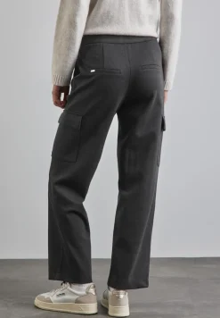Street One Hosen*Straight Leg Cargo Hose Black