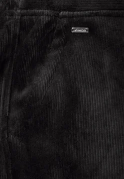 Street One Hosen*Straight Leg Cordhose Black