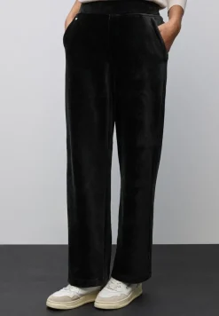 Street One Hosen*Straight Leg Cordhose Black