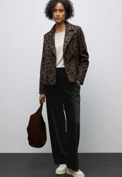 Street One Hosen*Straight Leg Cordhose Black