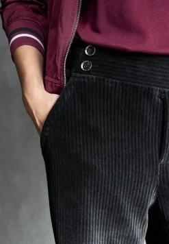 STREET ONE STUDIO Hosen*Straight Leg Cordhose Black