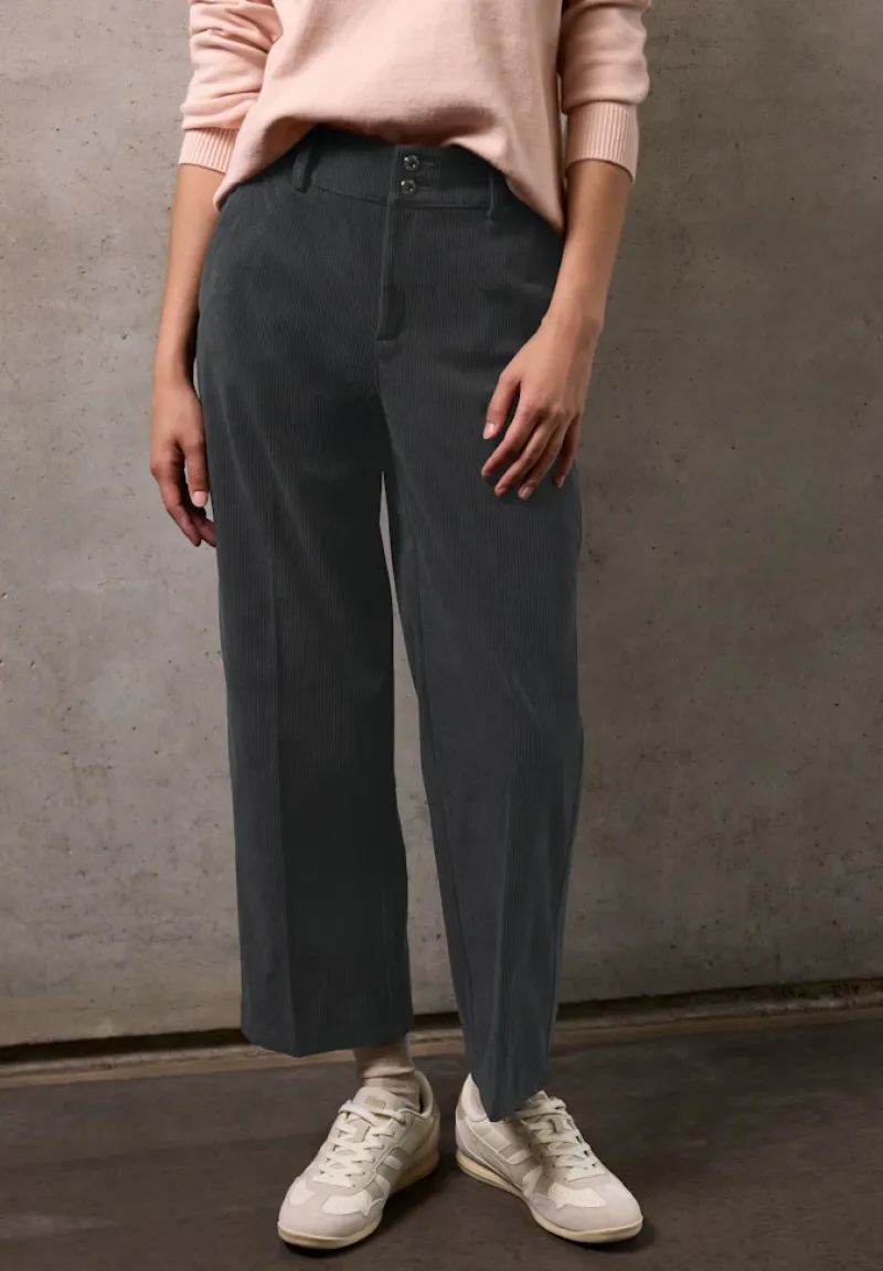 STREET ONE STUDIO Hosen*Straight Leg Cordhose shore grey