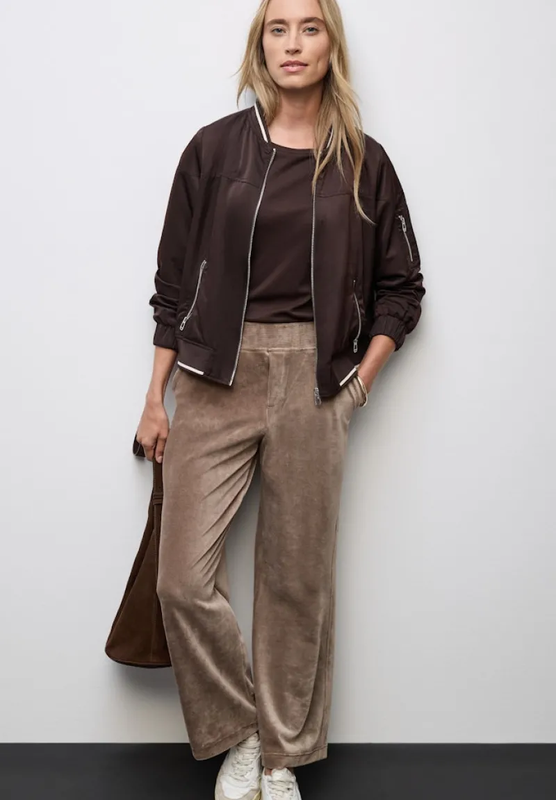 Street One Hosen*Straight Leg Cordhose silk brown