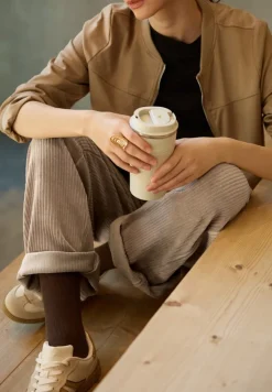 STREET ONE STUDIO Hosen*Straight Leg Cordhose tan brown