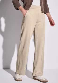 Street One Hosen*Straight Leg Hose barley beige
